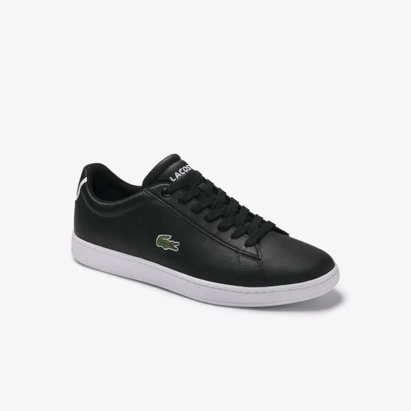 Douceur Basket Lacoste Carnaby Evo Leather Homme Noir Basket Lacoste boutique